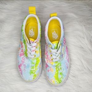 NWOT Vans Tie Dye Era Elastic Lace Shoe Kids size 13